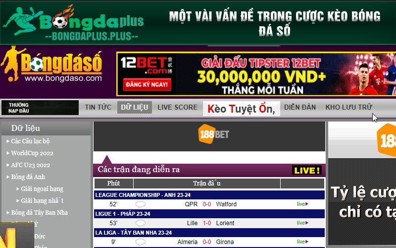 Bong Da So - Kèo Bongdaso 66 - Bật Mí Cách Soi Kèo Chuẩn Một vài vấn đề trong cược kèo bóng đá số