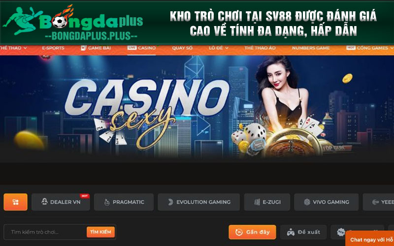 SV88 - Thế Mạnh Tạo Nên Thương Hiệu Triển Vọng Kho trò chơi tại SV88 được đánh giá cao về tính đa dạng, hấp dẫn