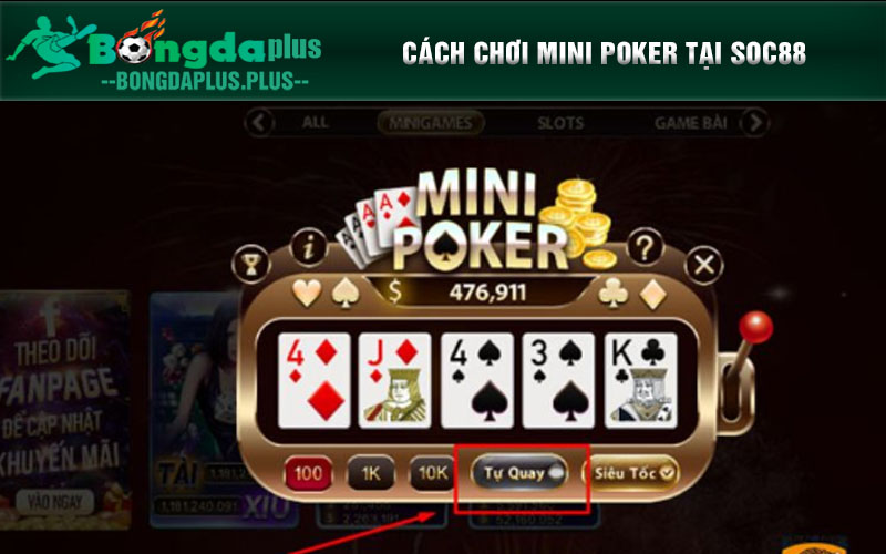 Mở Rộng Kiến Thức Về Mini Poker Tại Nhà Cái Uy Tín Hàng Đầu Soc88 Cách Chơi Mini Poker Tại Soc88
