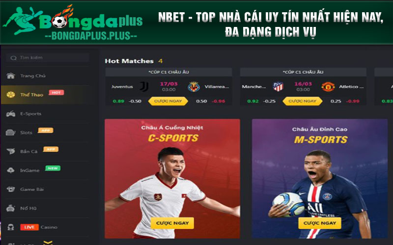 Top 7 Nhà Cái Uy Tín Nhất Hiện Nay Được Người Chơi Ưa Chuộng NBet - Top nhà cái uy tín nhất hiện nay, đa dạng dịch vụ