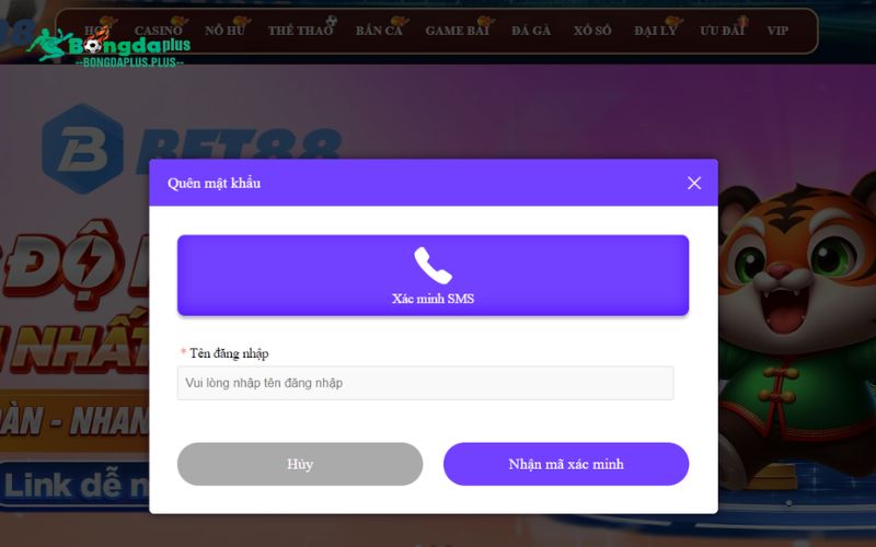 Bet88 Đăng Nhập - Hướng Dẫn Thao Tác Truy Cập Nhà Cái Chuẩn Nhấn “Quên mật khẩu” để lấy lại tài khoản Bet88 đăng nhập